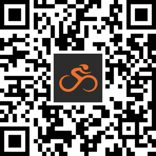 QR code linking to the Individual Time Trial route on Ride with GPS