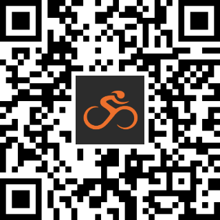 QR code linking to the Scenic Loop route on Ride with GPS